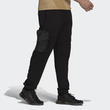 Adidas Men's Regular Fit Q4 Cargo Jogger Sweatpant Black X-Small