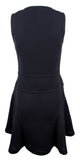 Armani Exchange Women's V Neck Fit And Flare Dress
