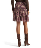Lauren Ralph Lauren Women's Floral Crinkle Georgette Mini Skirt