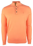 Ralph Lauren Men's Buttoned Mock Sweatshirt-TO-Small