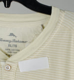 Customer Return Tommy Bahama Men's Schooner Stripe Short Sleeved Henly T-Shirt XL