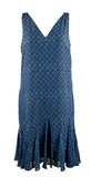 Lauren Ralph Lauren Women's Geo Print V Neck Sleeveless Dress