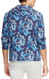 Ralph Lauren Polo Men's Floral Cotton Jersey Hoodie, Blue