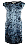 Michael Kors Women's Animal Studded Print Shift Dress PBl XS