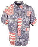 Polo Ralph Lauren Men's Flag Patriotic Print Camp Classic Fit Shirt