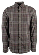 Michael Kors Men's Slim Fit Plaid Cotton Long Sleeve Shirt