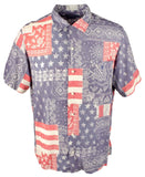 Polo Ralph Lauren Men's Flag Patriotic Print Camp Classic Fit Shirt