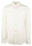 Men's Slim Fit Mini Dots Long Sleeves Shirt-HO-Small