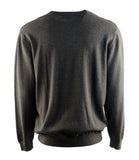 Roundtree & Yorke Men's Crewneck Knit Sweater DG Small Grey