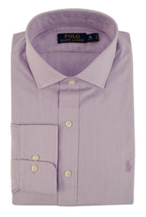 Polo Ralph Lauren Men's Estate Hairline Stripe Shirt (14.5(32-33), Purple/White)