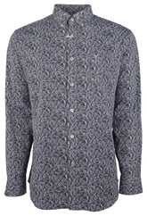 Southern Tide Men's Shell Intercoastal Long Sleeves Shirt True Navy Blue Large