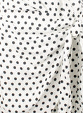 Michael Kors Women's Plus Size Woven Long Sleeve Faux Wrap Dress White 2X