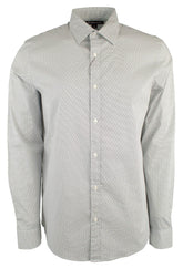 Michael Kors Men's Trim Stretch Cotton Long Sleeve Shirt B XL