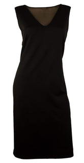 Ralph Lauren Women's Sleeveless Mesh Inset Dress B L
