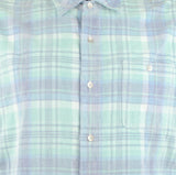 Men's Big & Tall Coastline Corduroy Tranquil Check Shirt Cabo...