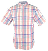 Tommy Bahama Men's Block Party Stretch Short Sleeve Button-Down Shirt Medium