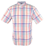 Tommy Bahama Men's Block Party Stretch Short Sleeve Button-Down Shirt Medium