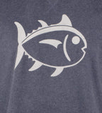Sudadera de manga larga para hombre de Southern Tide Gameday Upper Deck, color azul marino jaspeado, talla XL