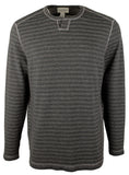 Camisa reversible de manga larga Tommy Bahama San Salvator para hombre, color carbón, talla mediana