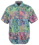 Tommy Bahama Men's Madras in Paradise Camp Shirt-BC-Small