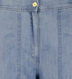 Michael Kors Women's Chambray Lightweight Wide Leg Pants XS