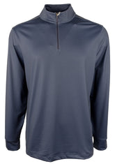 Suéter de manga larga con cremallera de 1/4 para hombre de Southern Tide, azul marino verdadero, talla pequeña