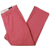 Men's Classic Fit Chino Pants-R-33X30 Red