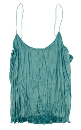Antonio Melani Women's Camisole Peacock Paradise Top Turquoise Blue Small