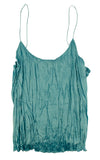 Antonio Melani Women's Camisole Peacock Paradise Top Turquoise Blue Small