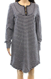Lauren Jean Co. Women's Long Sleeve Striped Shirt Dress