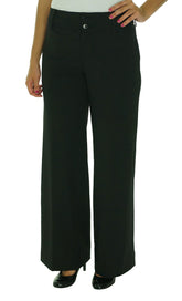 Ralph Lauren Women's Polyester Viscose Classic Flared Pants Black 4