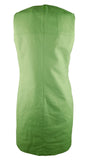 Lauren Ralph Lauren Women's Basic Seamed Cotton Sheath Dress (8, Garden Lime)