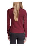 Michael Kors Women's Cut Out Mock Neck Long Sleeve Sweater XL