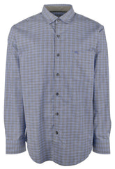 Camisas Tommy Bahama de manga larga con botones y cuadros Newport Cimarron para hombre (talla XL)