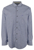 Camisas Tommy Bahama de manga larga con botones y cuadros Newport Cimarron para hombre (talla XL)