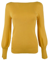 Lauren Ralph Lauren Women's Plus Puff Sleeve Knit Sweater
