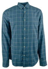 Michael Kors Men's Slim Fit Long Sleeve Shirt Midnight XXL