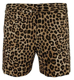 Michael Kors Women's Plus size Animal Print Chino Shorts