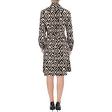 Lauren Ralph Lauren Women's Crepe Fit & Flare Shirt Dress M 6