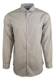 Kenneth Cole New York Men's Slim Fit Striped Long Sleeve Dress Shirt GM 16.5