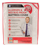 National Allergy Allergen & Bed Bug Proof Full Mattress Cover 54 X75 Inch