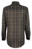 Michael Kors Women's Plus Size Tweed Haberdashery Print Georgette Shirt B 2X