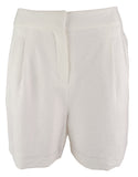 Vince Camuto Women's Summer Heat Solid Pull On Shorts Ivory 14