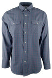 Men's Classic Fit Checkered Work Long Sleeve Shirt XL