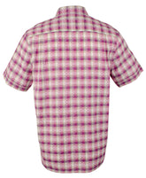 Camisa de manga corta a cuadros La Veleta de Tommy Bahama para hombre, color uva brillante, talla mediana