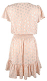 Michael Kors Women's Plus Size Faux Wrap Smocked Waist Dress