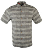 Tommy Bahama Men's Rattan Stripe Shirt BLK Large