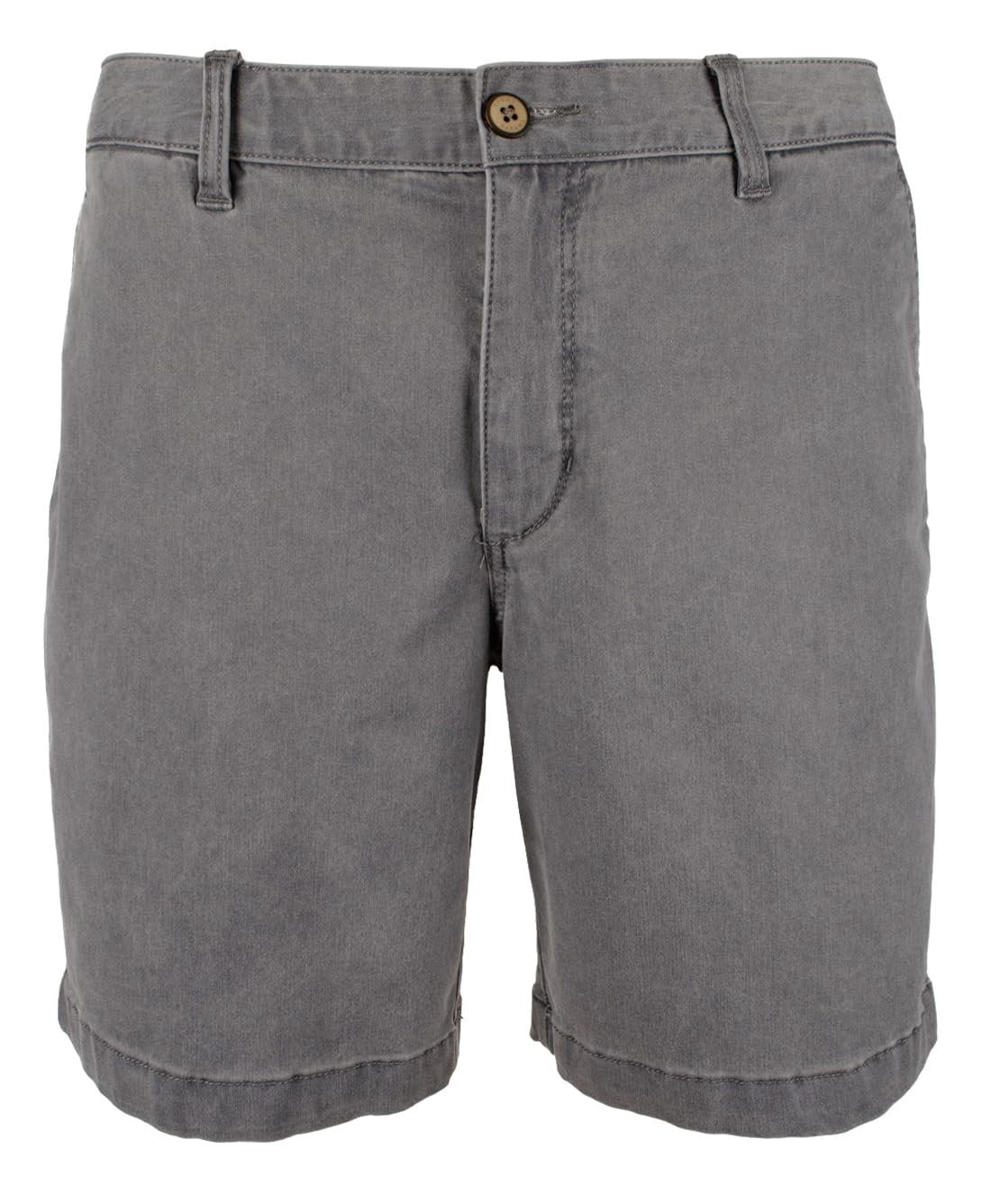 Pantalones cortos Tommy Bahama Boracay con entrepierna de 8 pulgadas y parte delantera plana para hombre, gris niebla 30