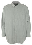 Tommy Bahama Men's Big & Tall Long Sleeve Coastline Cord Sandwash Camp Shirt (Dk Fern, 3XLT)