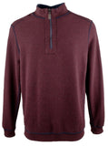 Tommy Bahama Men's Big & Tall Flipshore Half Zip Reversible Pullover Sweatshirt